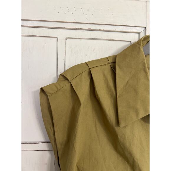 NWT Deluc size small beige jumpsuit size small pockets cotton - Picture 2 of 5